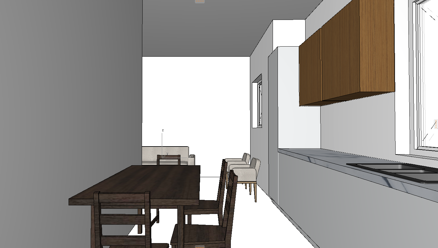 create a hyper realistic rendering with soft morning light through the ...