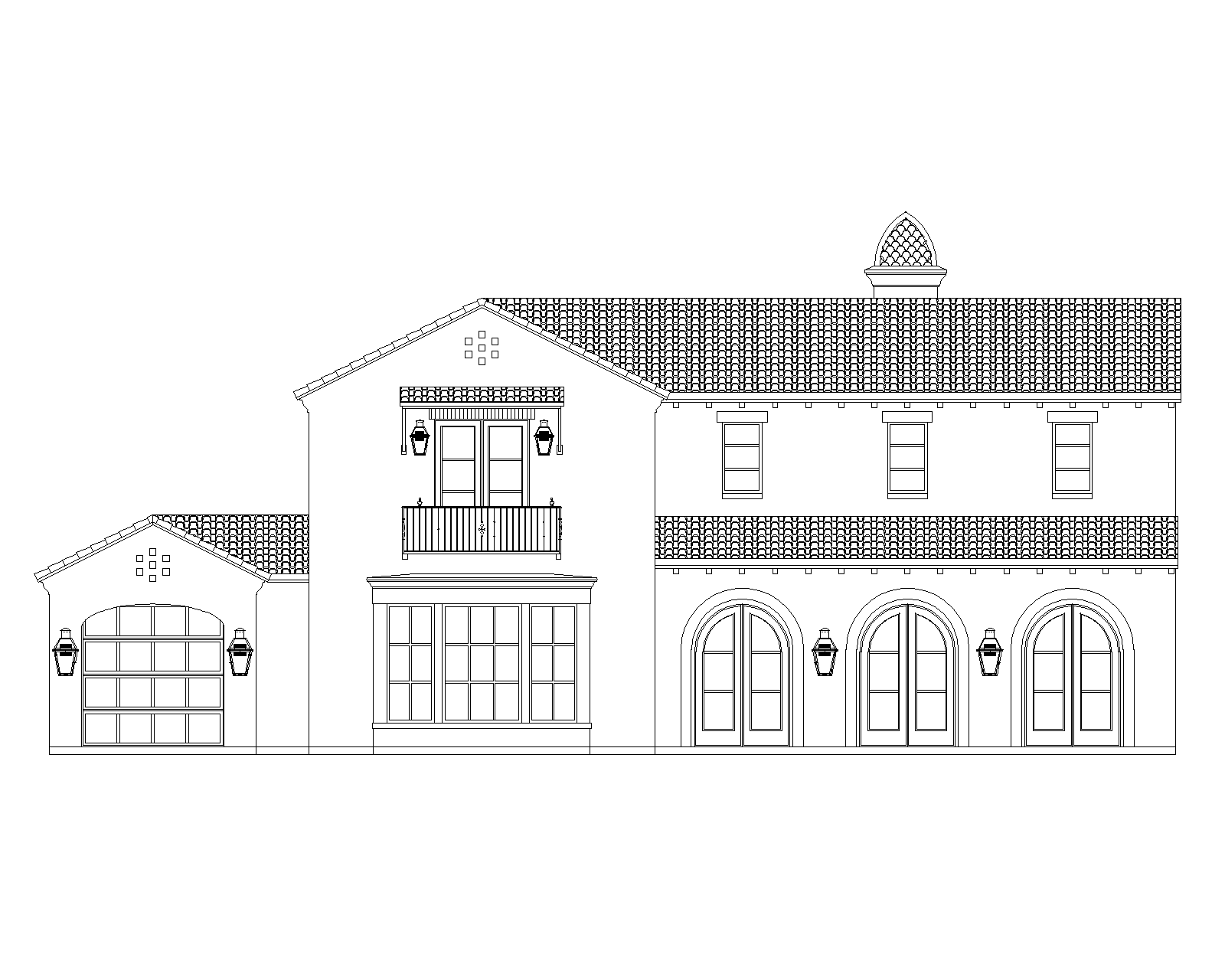 modernist exterior shot create a black and white architectural hand ...